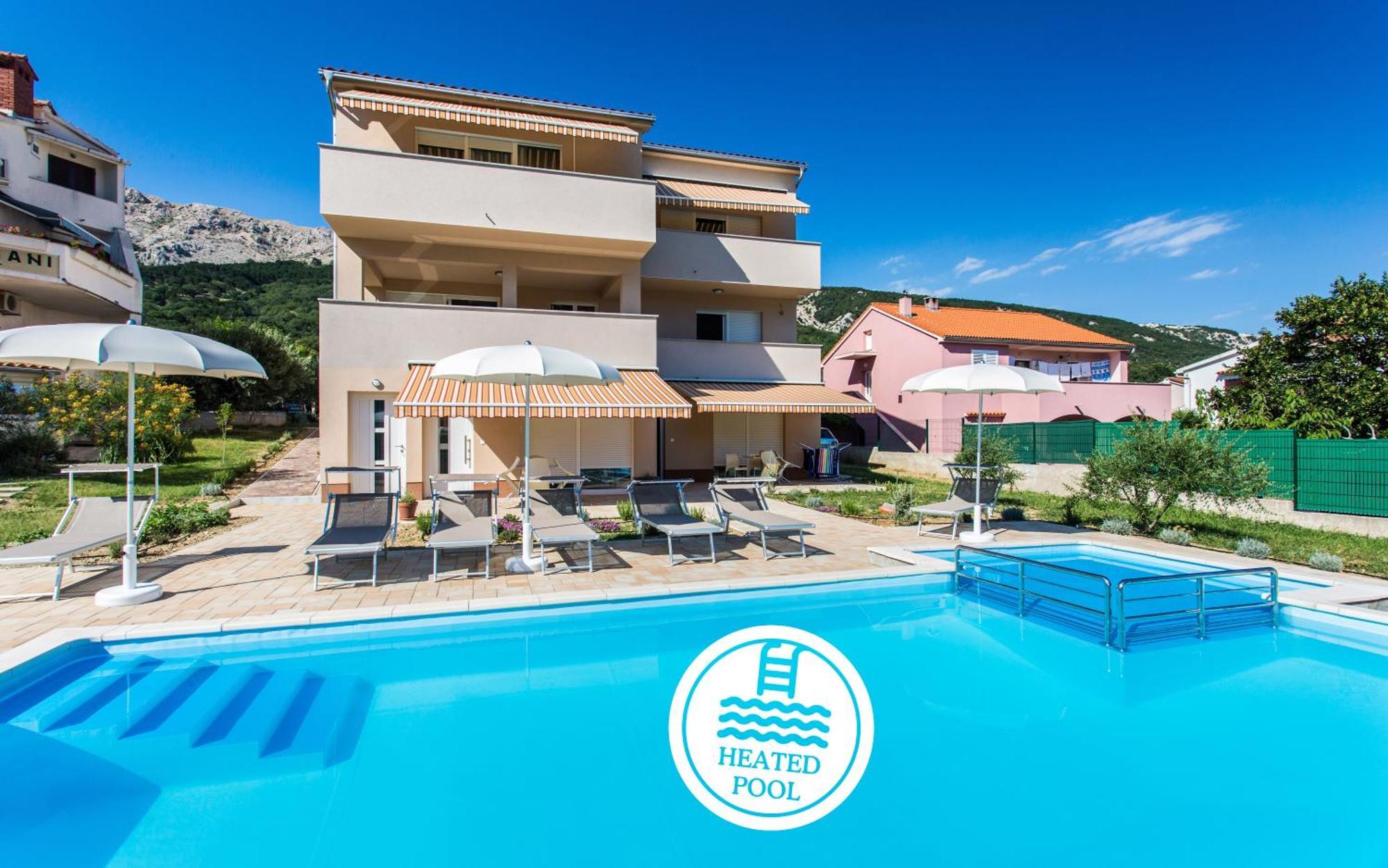 Apartments Viktorija 2 Baska  Bagian luar foto