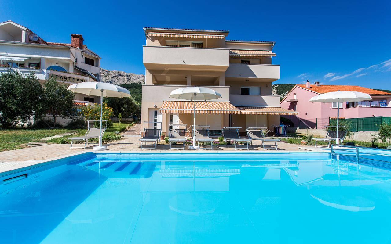 Apartments Viktorija 2 Baska  Bagian luar foto